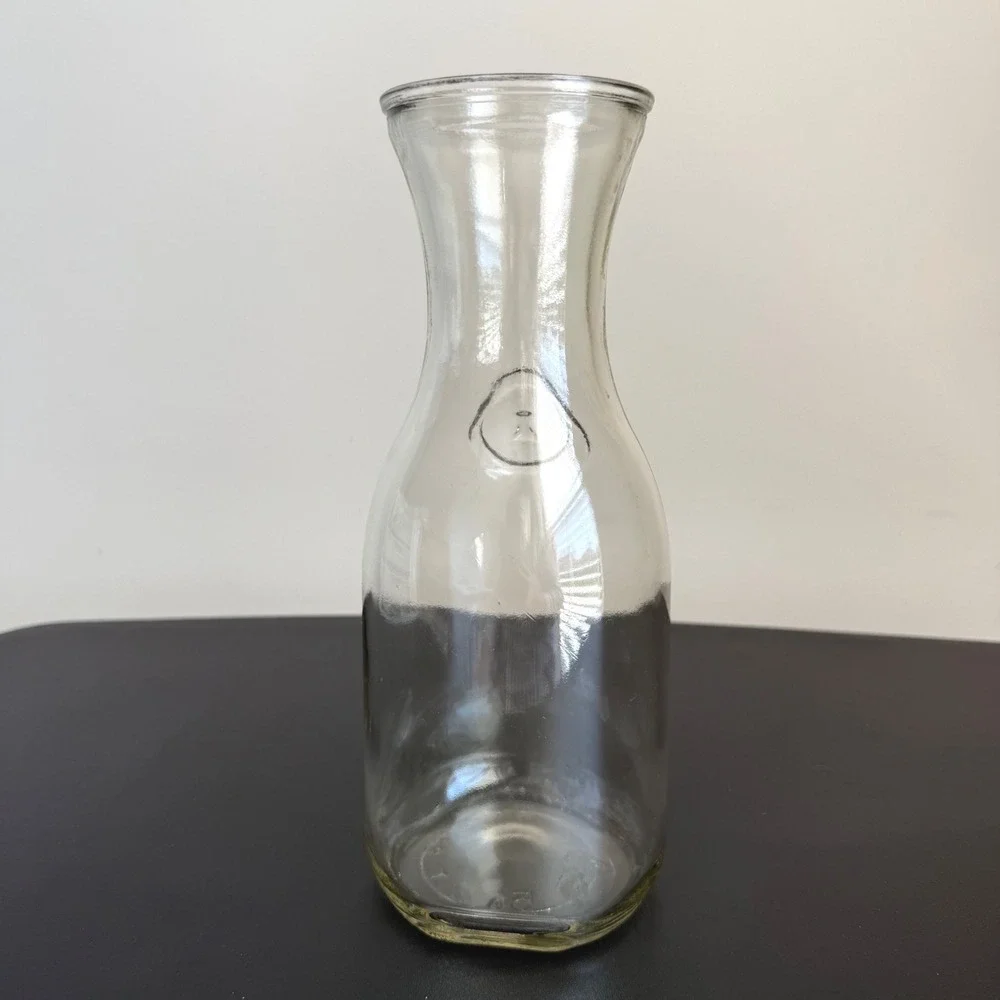 Bormioli Rocco Misura 1 Liter Glass Wine Water Carafe Made in Italy 10.25